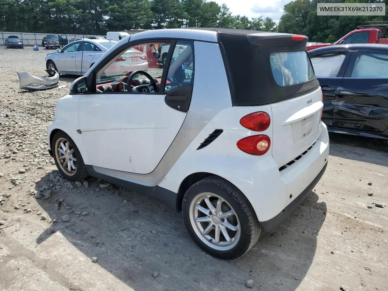 2009 Smart Fortwo Passion VIN: WMEEK31X69K212370 Lot: 67723684