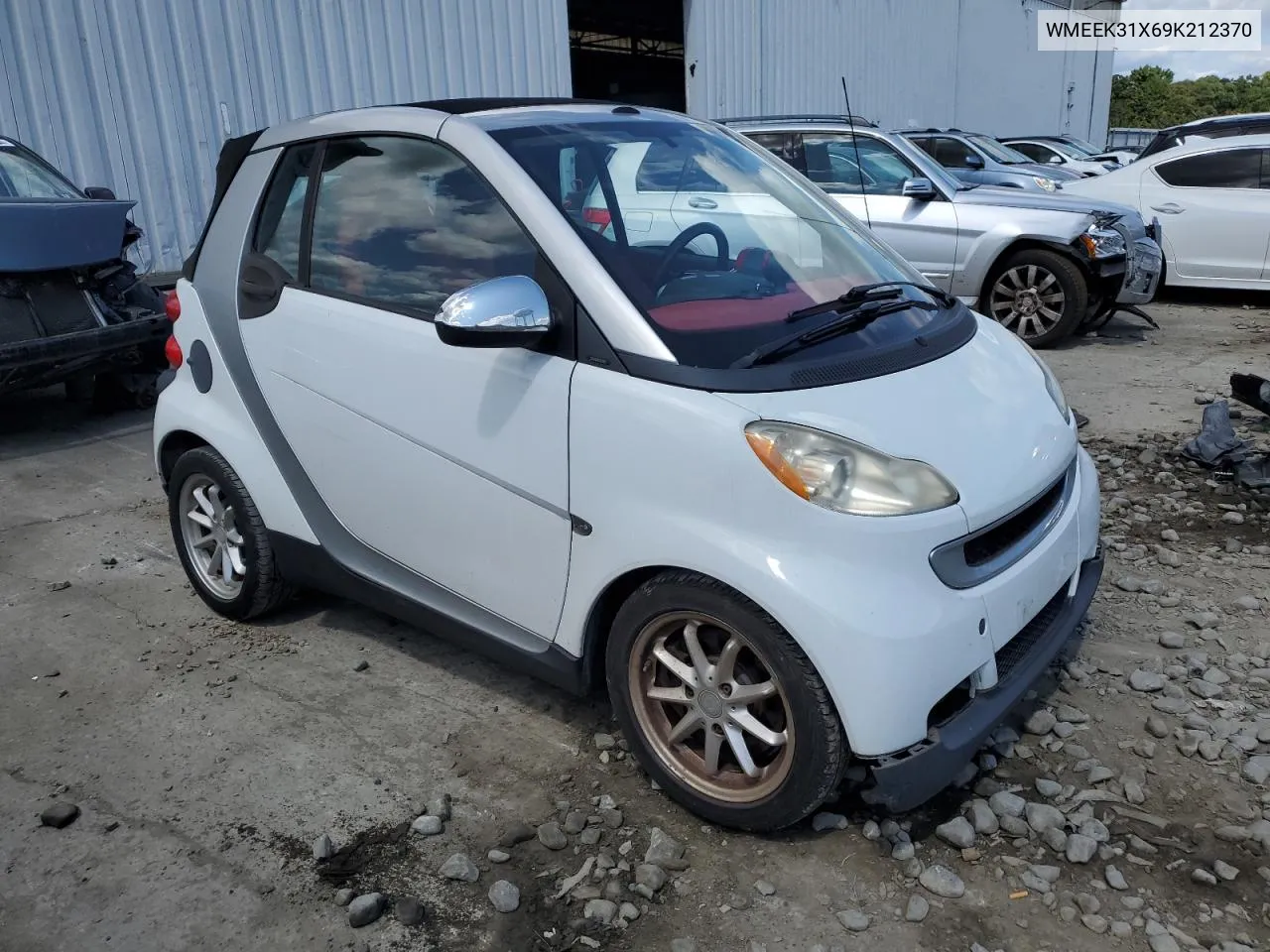 2009 Smart Fortwo Passion VIN: WMEEK31X69K212370 Lot: 67723684