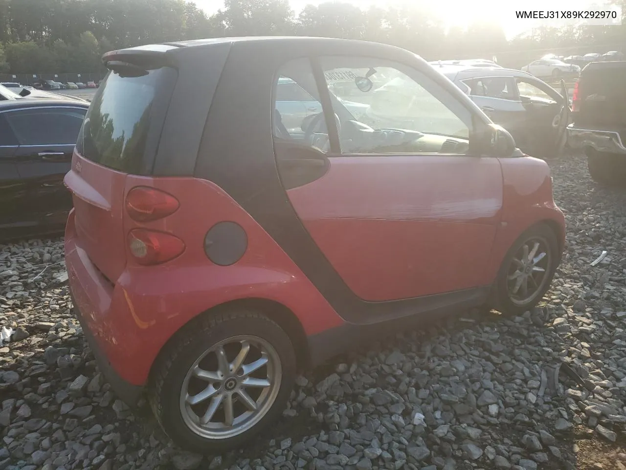 WMEEJ31X89K292970 2009 Smart Fortwo Pure