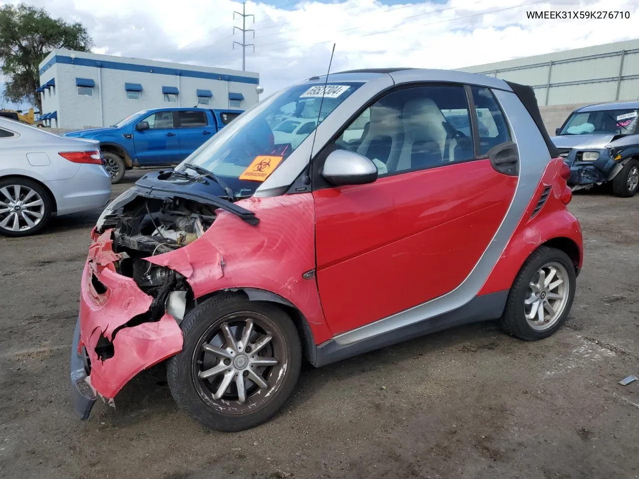 2009 Smart Fortwo Passion VIN: WMEEK31X59K276710 Lot: 69527304