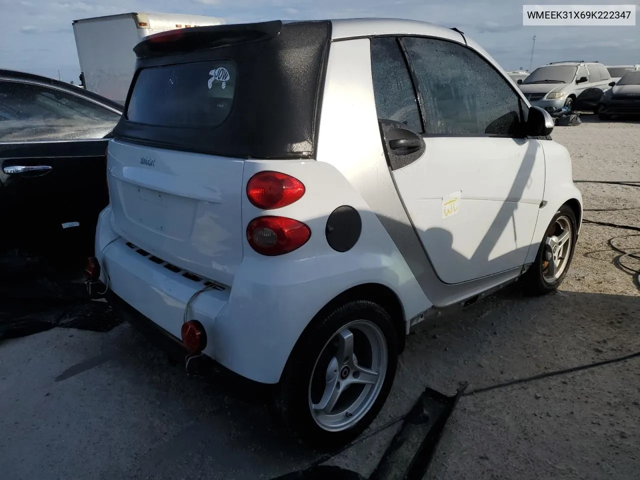 2009 Smart Fortwo Passion VIN: WMEEK31X69K222347 Lot: 74204894