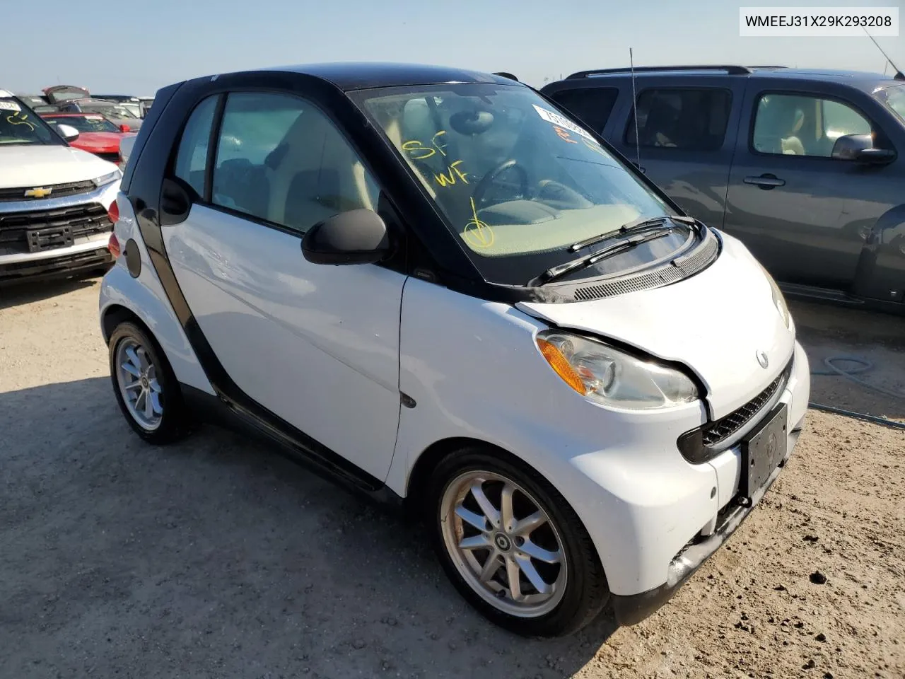 WMEEJ31X29K293208 2009 Smart Fortwo Pure