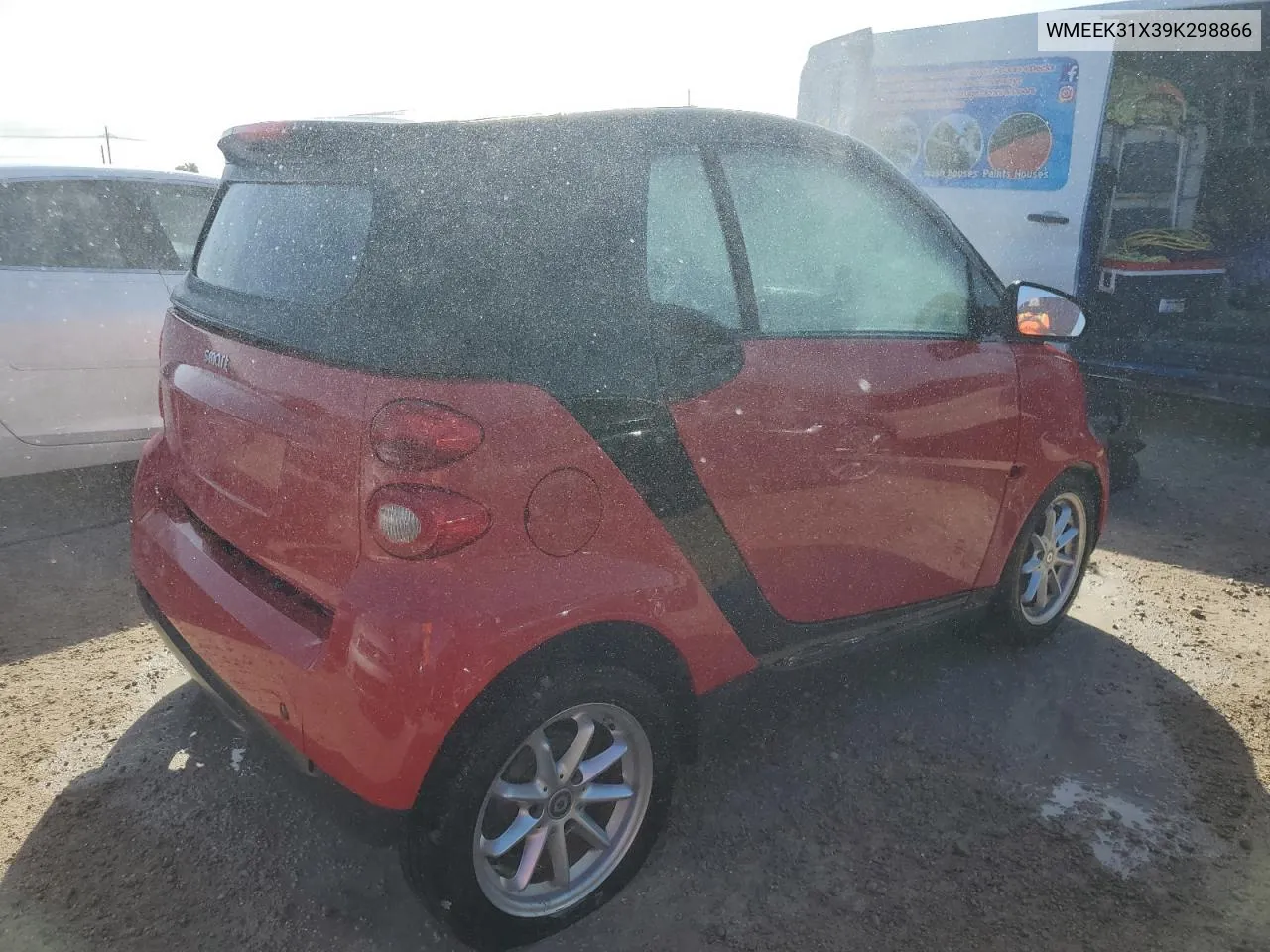 2009 Smart Fortwo Passion VIN: WMEEK31X39K298866 Lot: 75685884