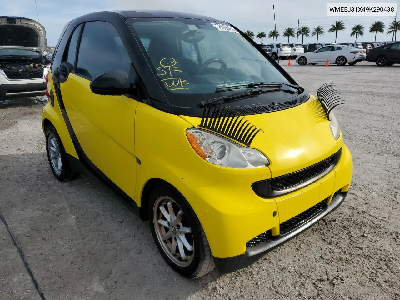 WMEEJ31X49K290438 2009 Smart Fortwo Pure