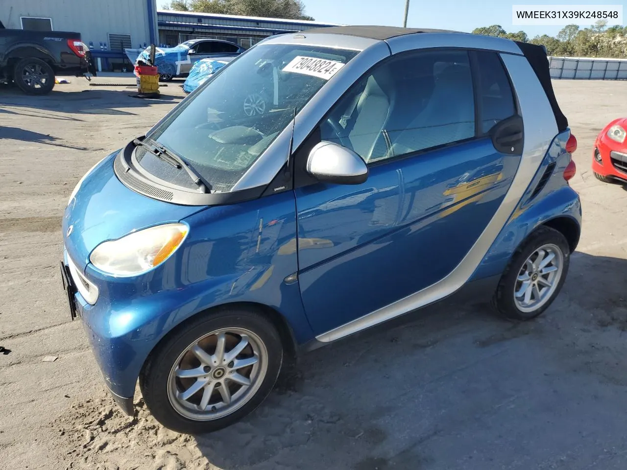 2009 Smart Fortwo Passion VIN: WMEEK31X39K248548 Lot: 79048824