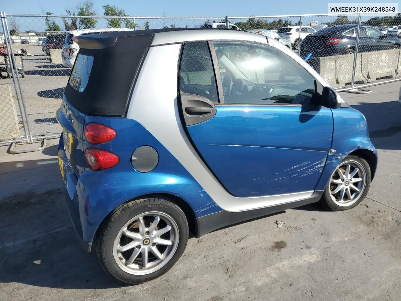 2009 Smart Fortwo Passion VIN: WMEEK31X39K248548 Lot: 79048824