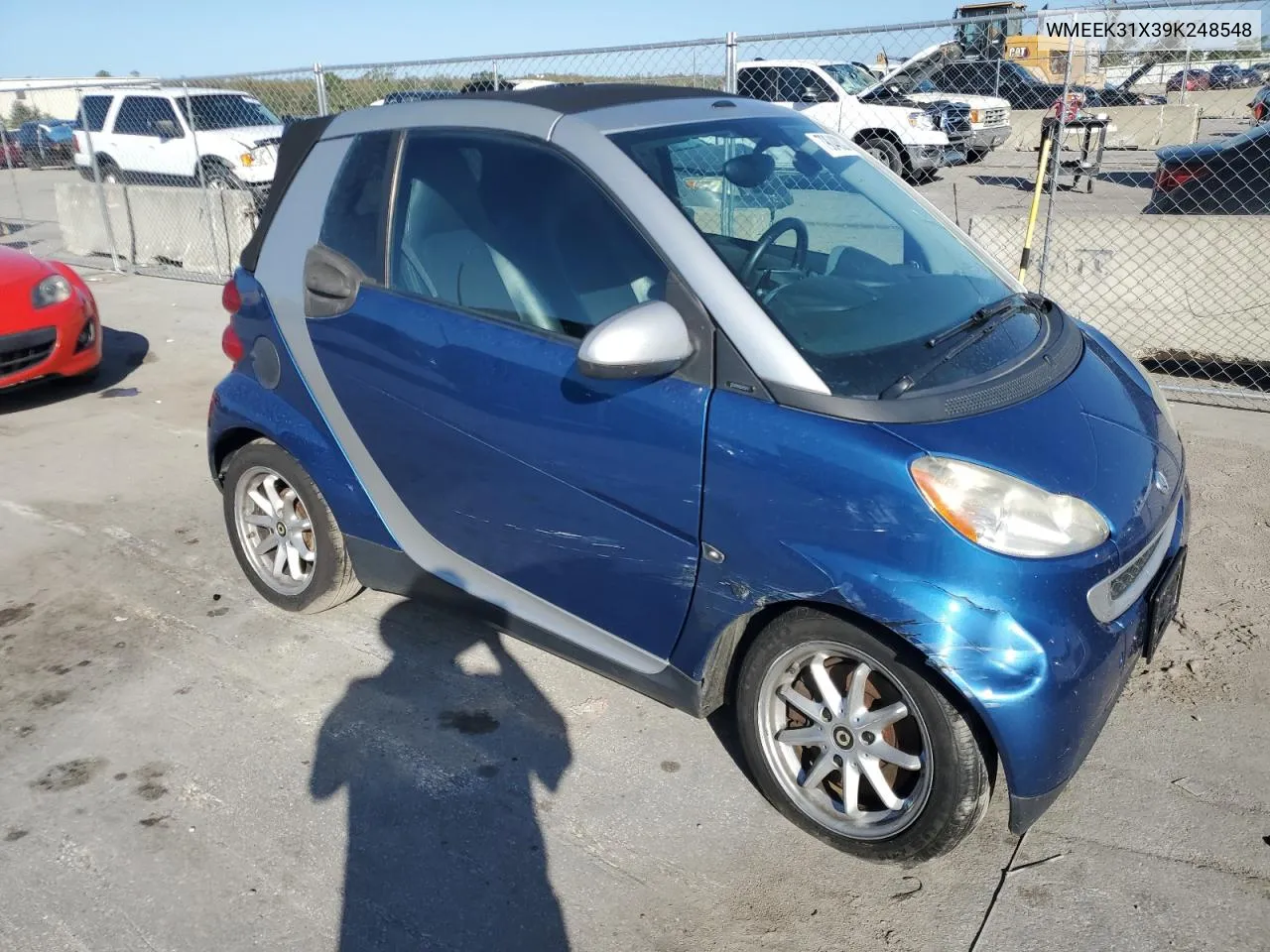 2009 Smart Fortwo Passion VIN: WMEEK31X39K248548 Lot: 79048824