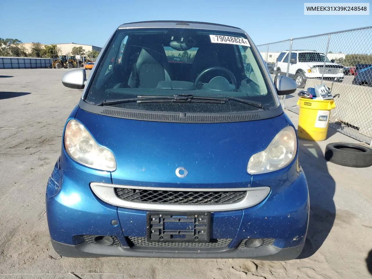 2009 Smart Fortwo Passion VIN: WMEEK31X39K248548 Lot: 79048824