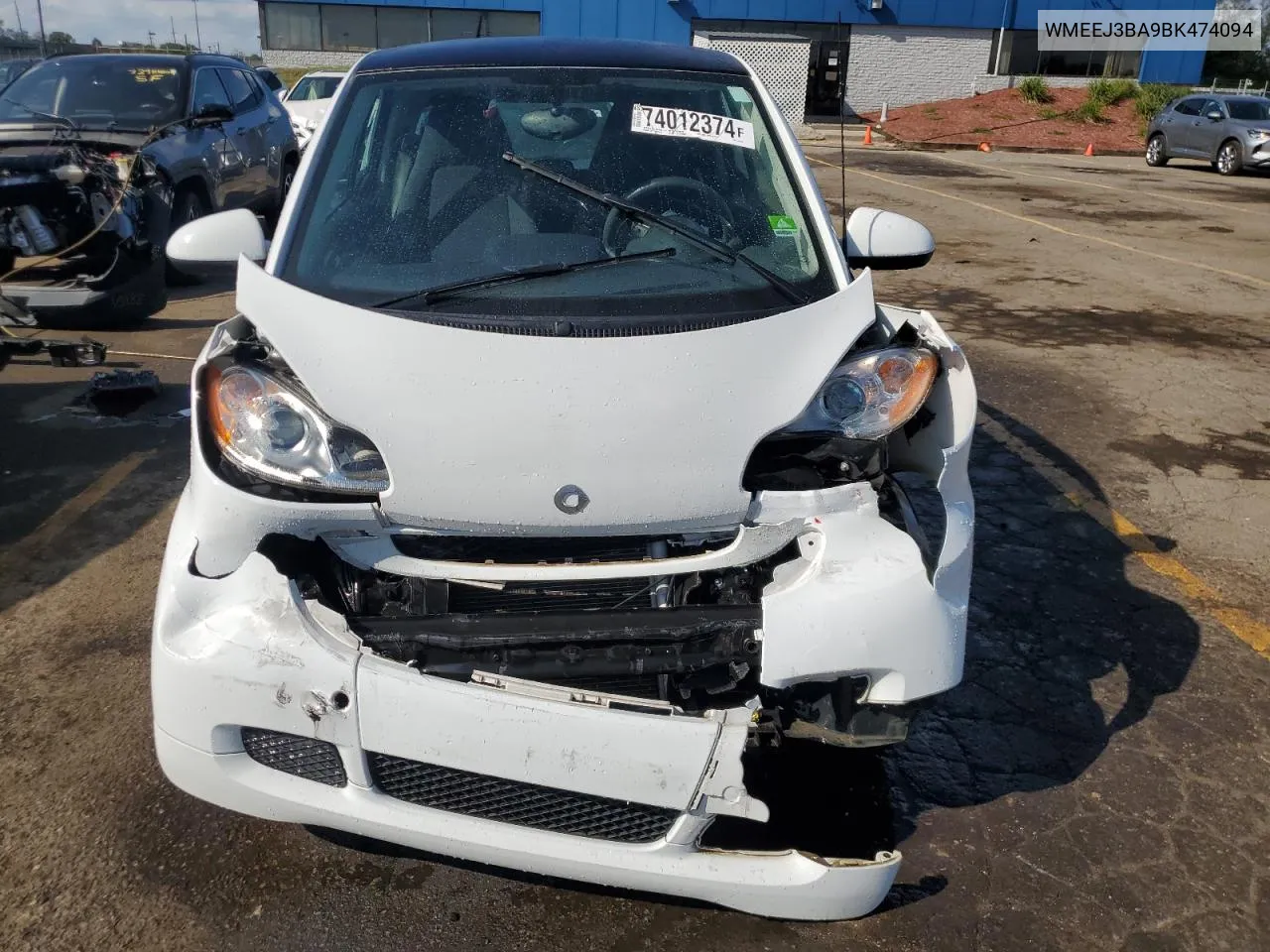 WMEEJ3BA9BK474094 2011 Smart Fortwo Pure