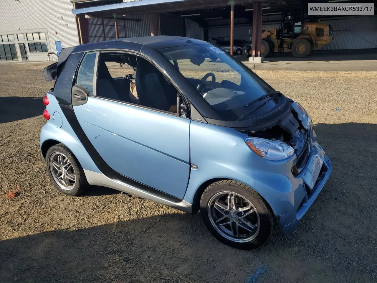 2012 Smart Fortwo Passion VIN: WMEEK3BAXCK533717 Lot: 79141474