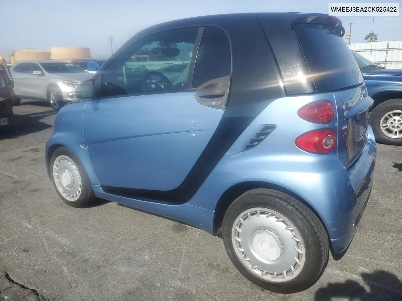 2012 Smart Fortwo Pure VIN: WMEEJ3BA2CK525422 Lot: 79433294