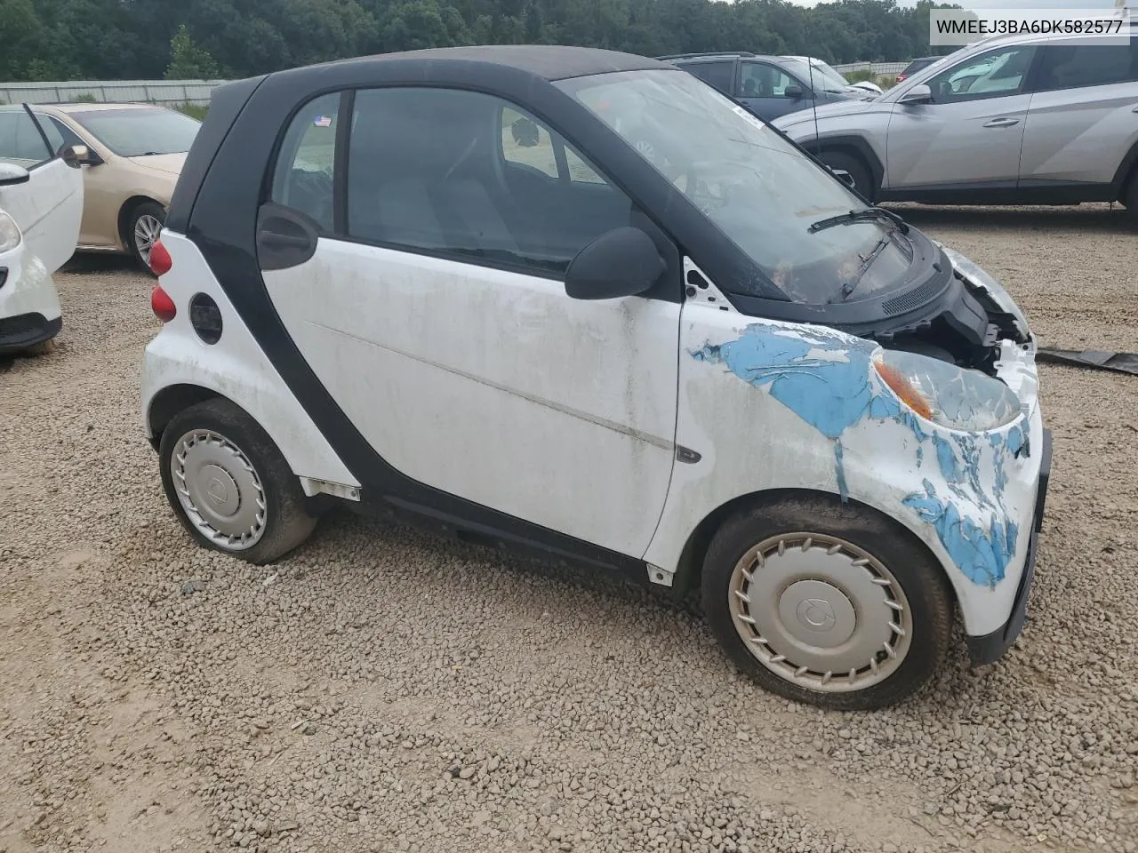 WMEEJ3BA6DK582577 2013 Smart Fortwo Pure