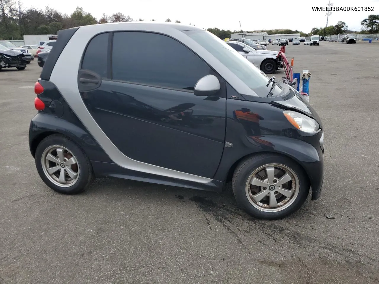 2013 Smart Fortwo Pure VIN: WMEEJ3BA0DK601852 Lot: 71201764