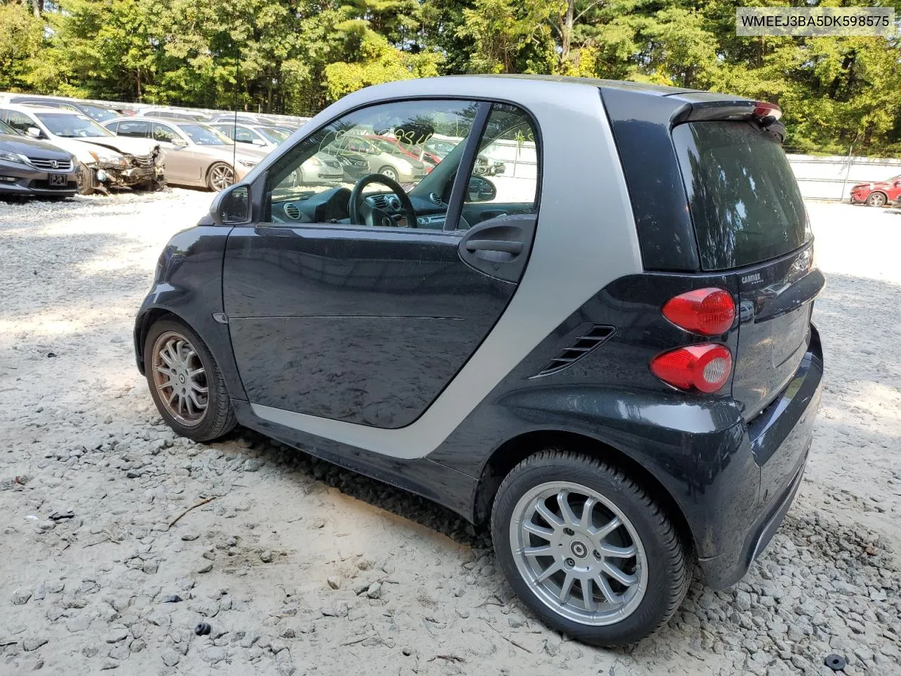 2013 Smart Fortwo Pure VIN: WMEEJ3BA5DK598575 Lot: 71703544