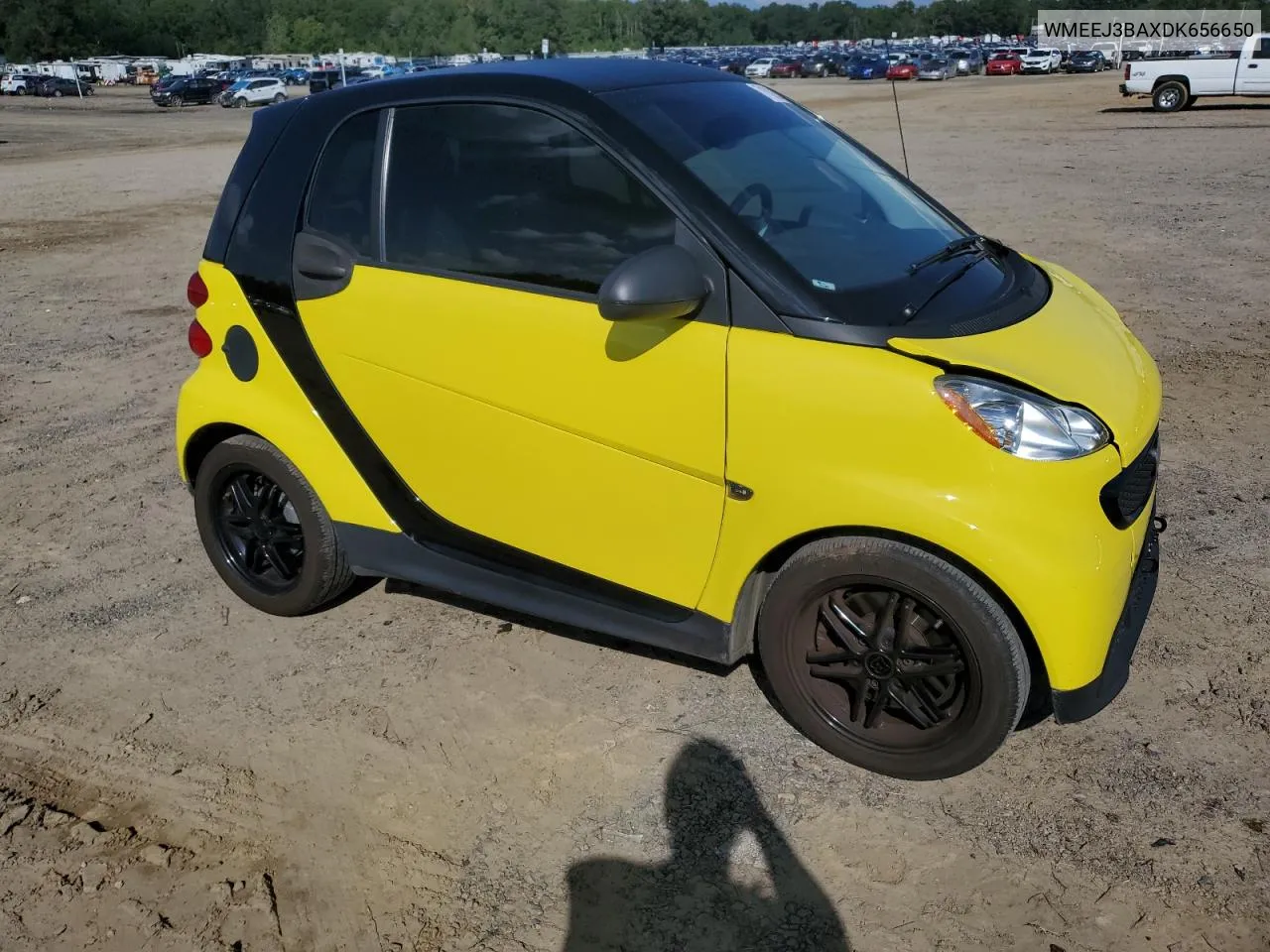 2013 Smart Fortwo Pure VIN: WMEEJ3BAXDK656650 Lot: 71829514