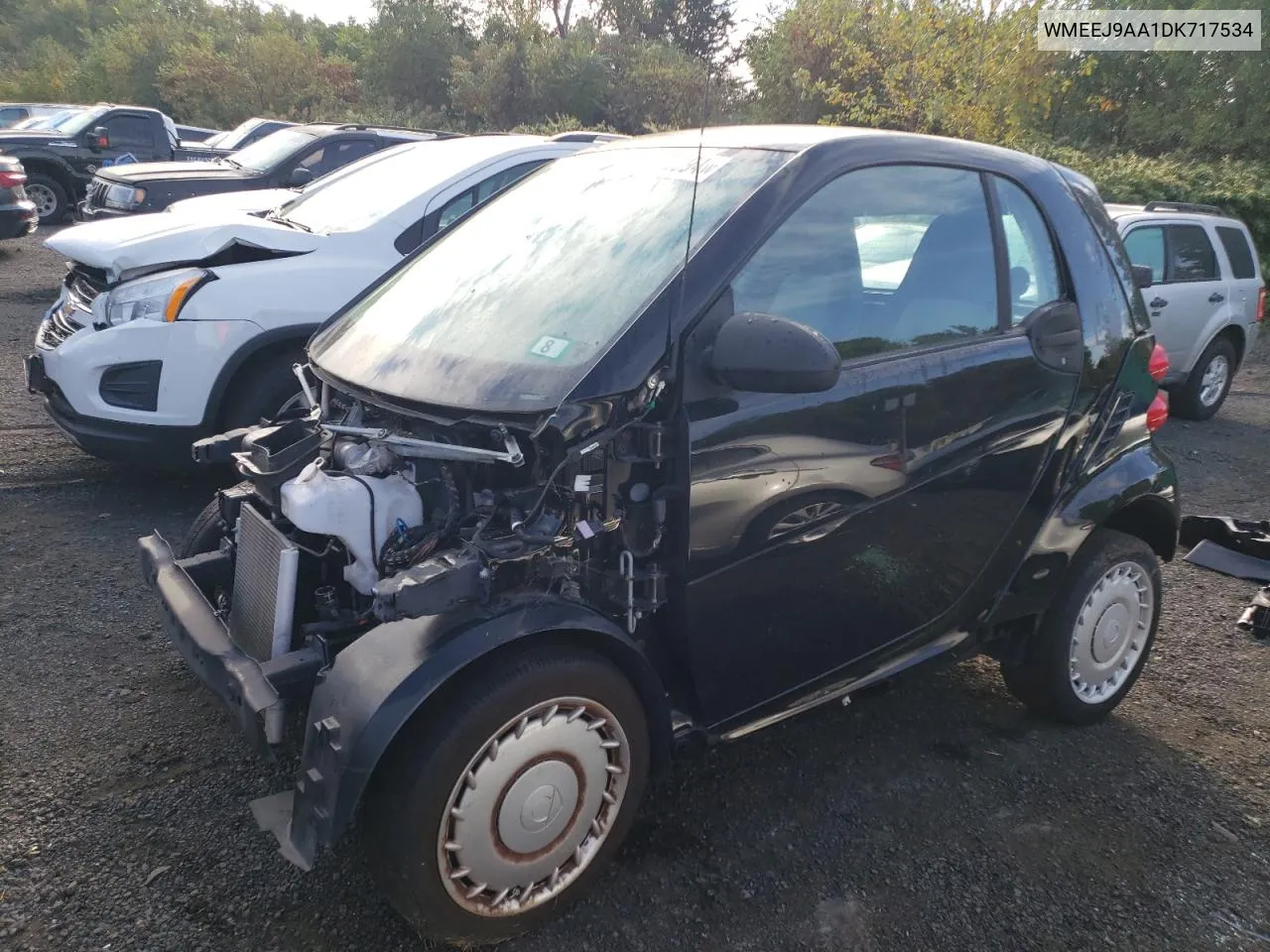 2013 Smart Fortwo VIN: WMEEJ9AA1DK717534 Lot: 73832094