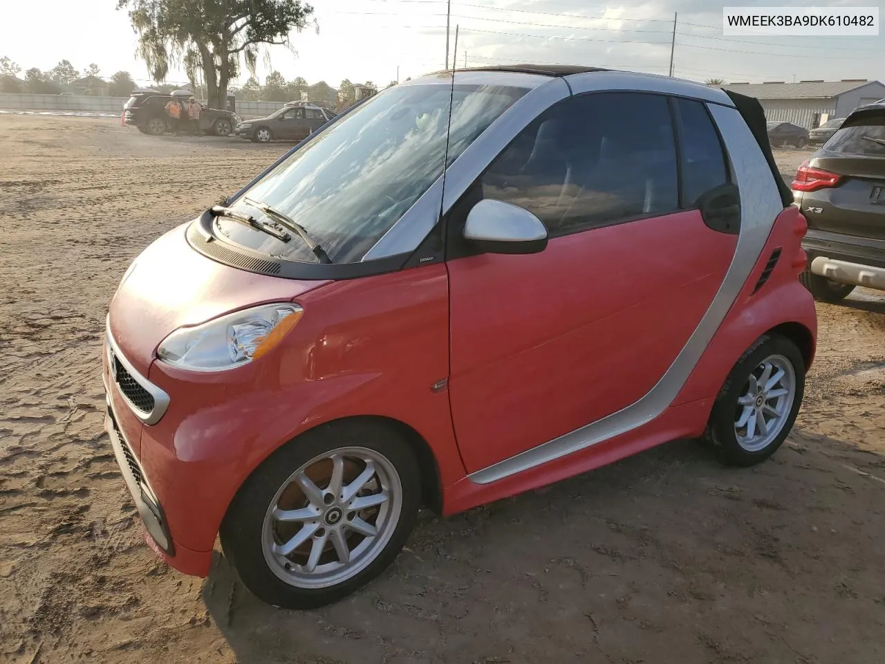 2013 Smart Fortwo Passion VIN: WMEEK3BA9DK610482 Lot: 74207324