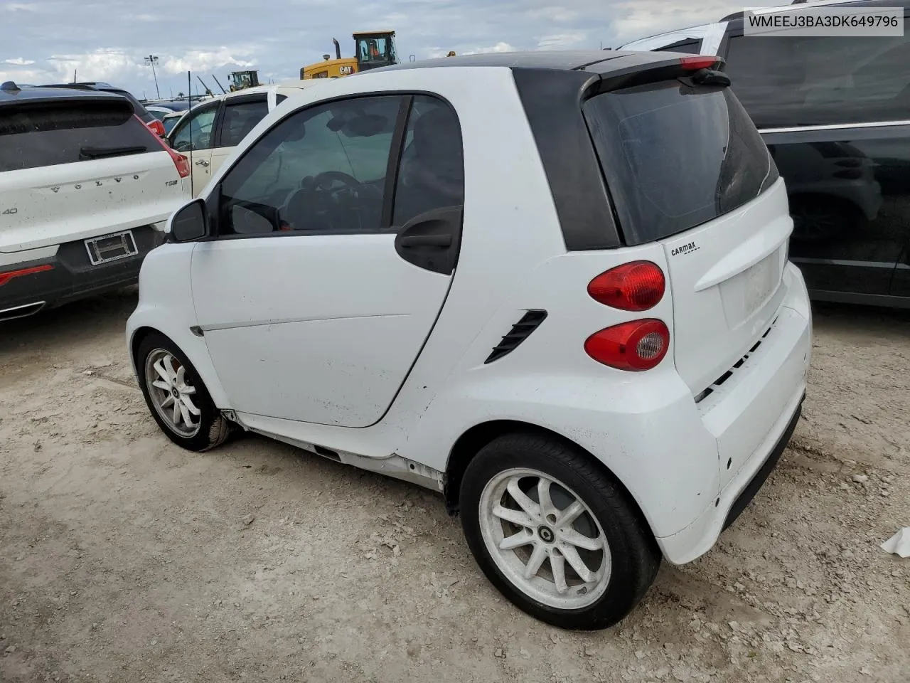 WMEEJ3BA3DK649796 2013 Smart Fortwo Pure