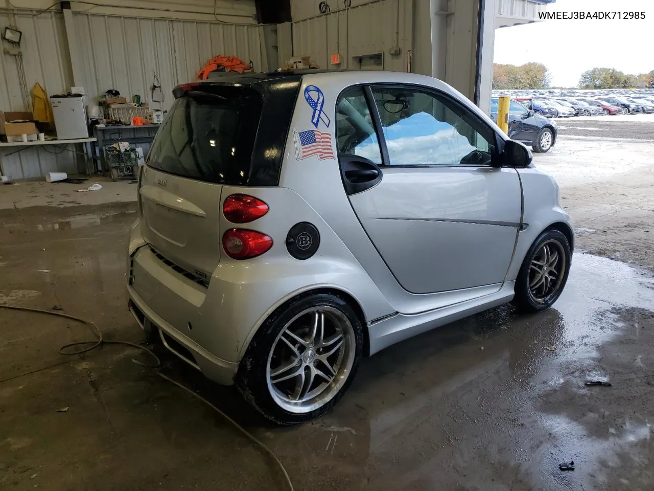 2013 Smart Fortwo Pure VIN: WMEEJ3BA4DK712985 Lot: 76277024