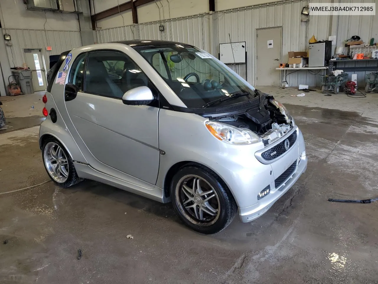 2013 Smart Fortwo Pure VIN: WMEEJ3BA4DK712985 Lot: 76277024