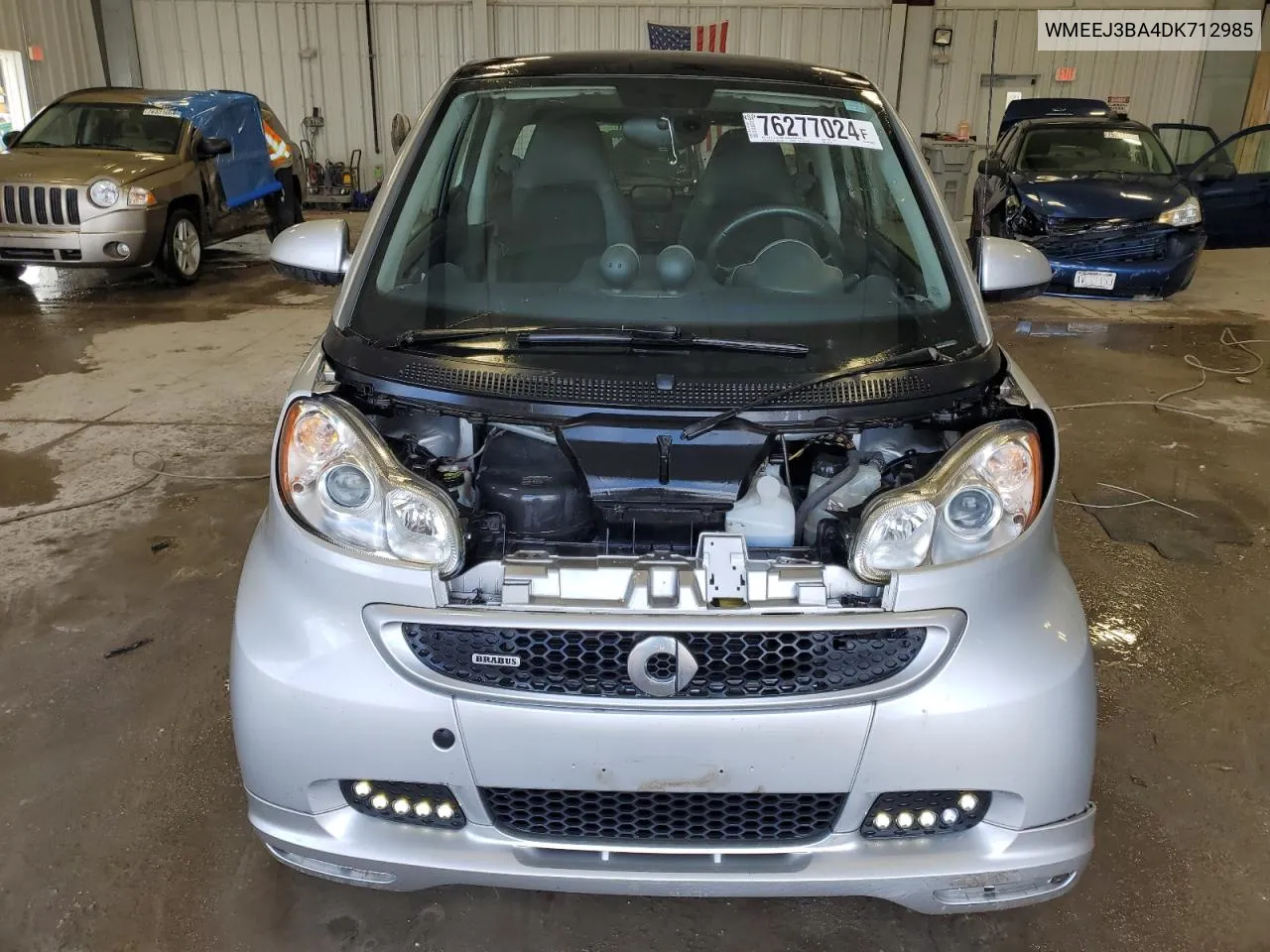 2013 Smart Fortwo Pure VIN: WMEEJ3BA4DK712985 Lot: 76277024