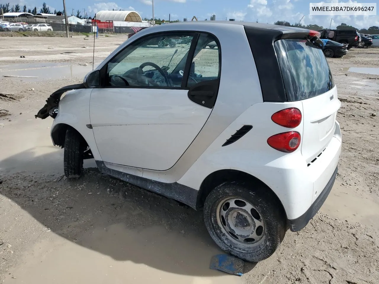 2013 Smart Fortwo Pure VIN: WMEEJ3BA7DK696247 Lot: 77037184