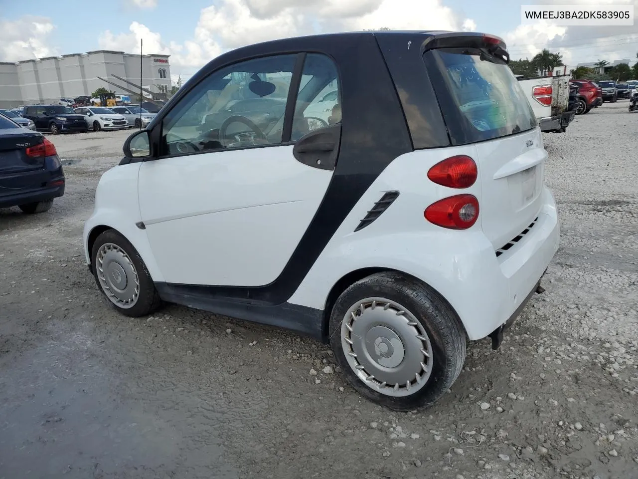 2013 Smart Fortwo Pure VIN: WMEEJ3BA2DK583905 Lot: 77557674