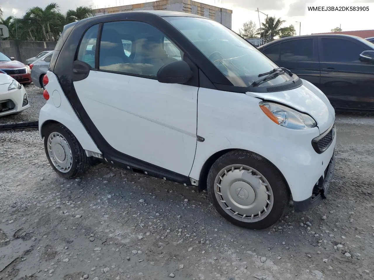 2013 Smart Fortwo Pure VIN: WMEEJ3BA2DK583905 Lot: 77557674