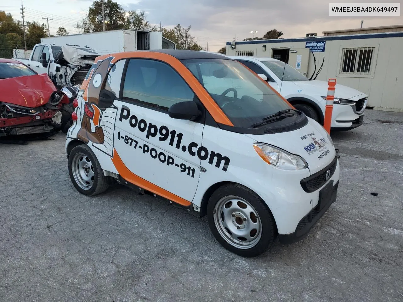 WMEEJ3BA4DK649497 2013 Smart Fortwo Pure