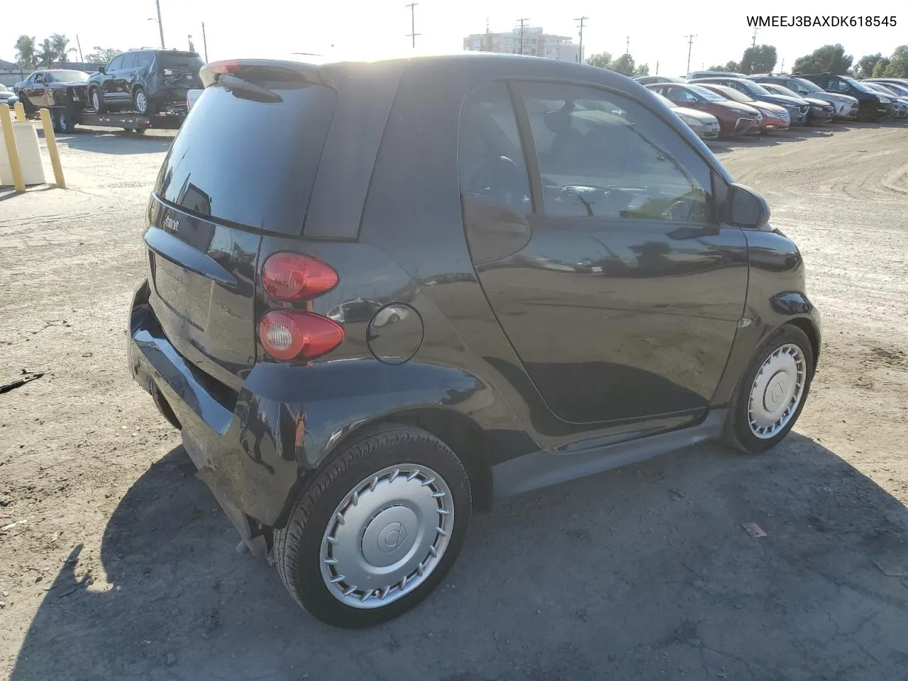 2013 Smart Fortwo Pure VIN: WMEEJ3BAXDK618545 Lot: 78540814