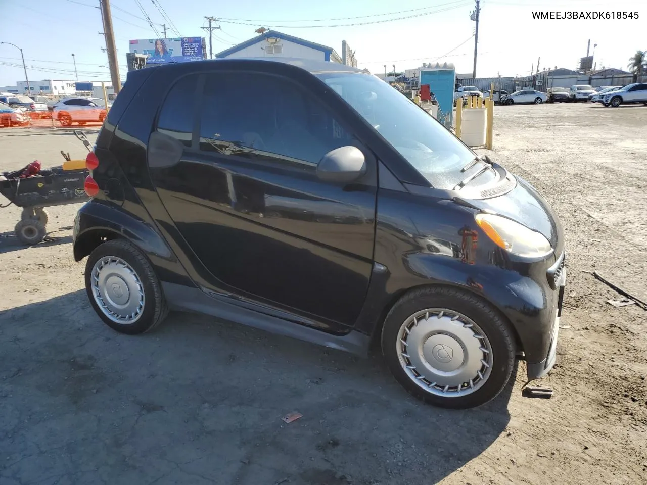 2013 Smart Fortwo Pure VIN: WMEEJ3BAXDK618545 Lot: 78540814