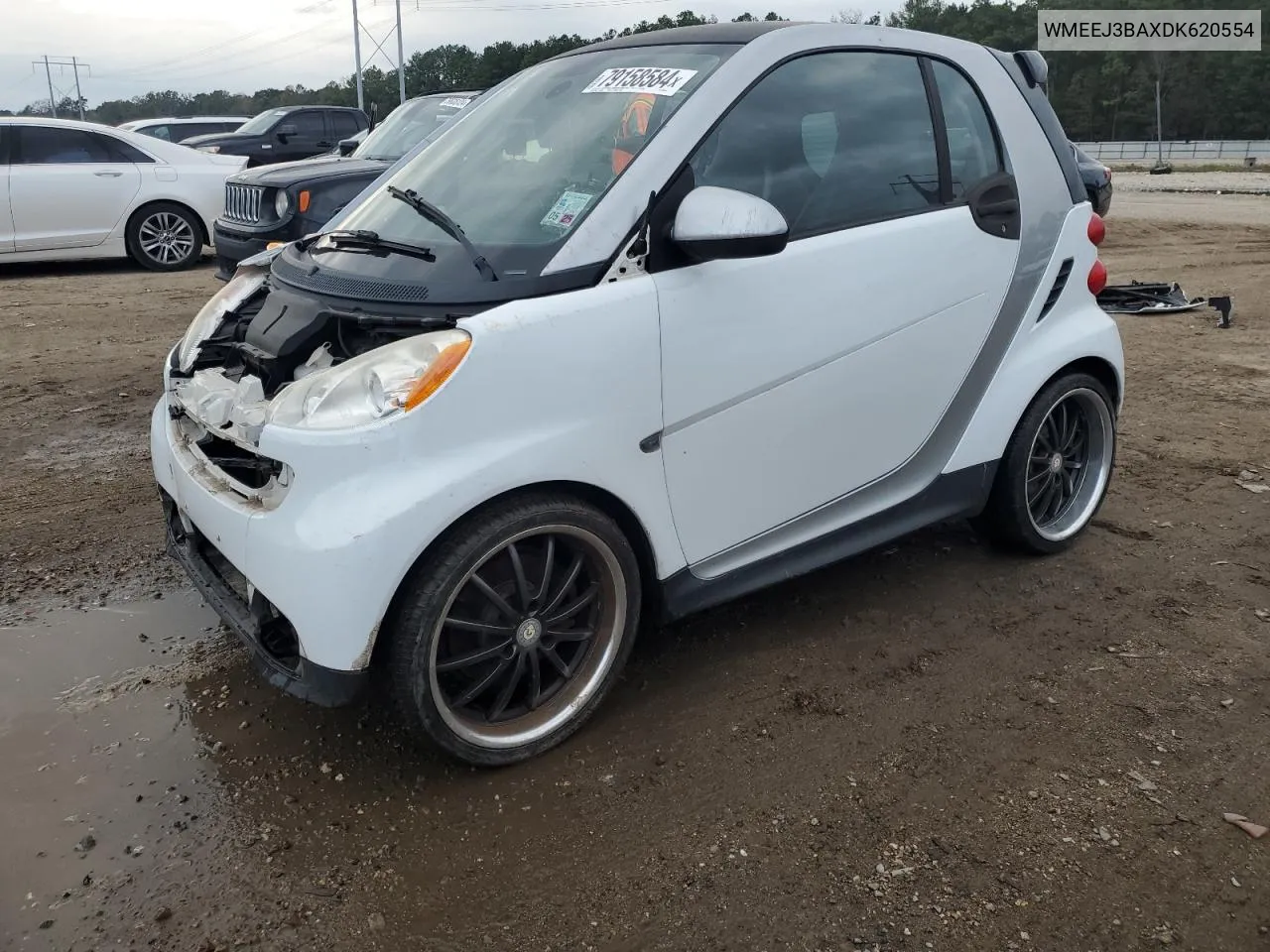 2013 Smart Fortwo Pure VIN: WMEEJ3BAXDK620554 Lot: 79158584