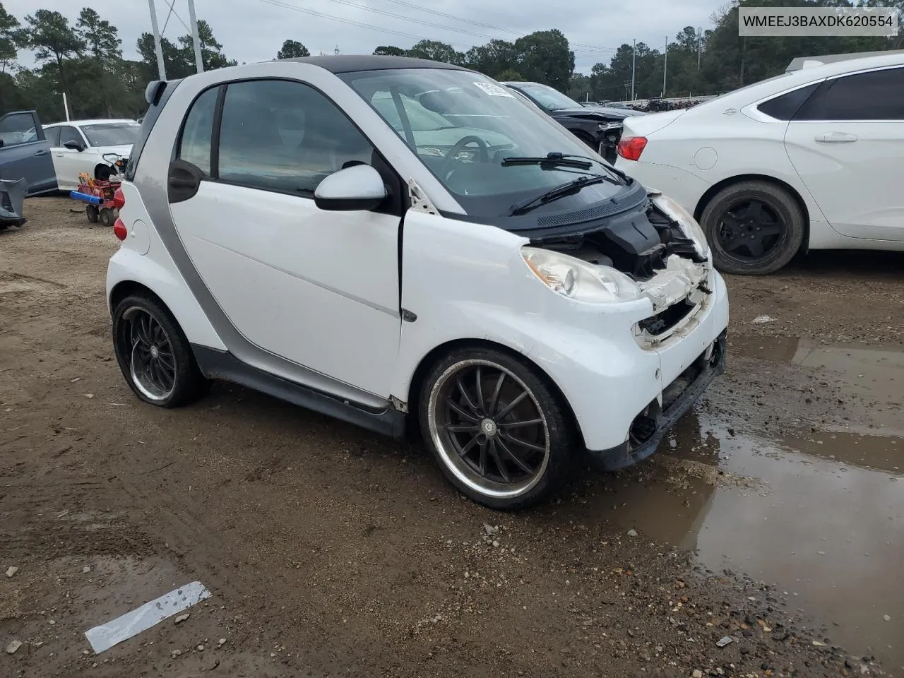 2013 Smart Fortwo Pure VIN: WMEEJ3BAXDK620554 Lot: 79158584