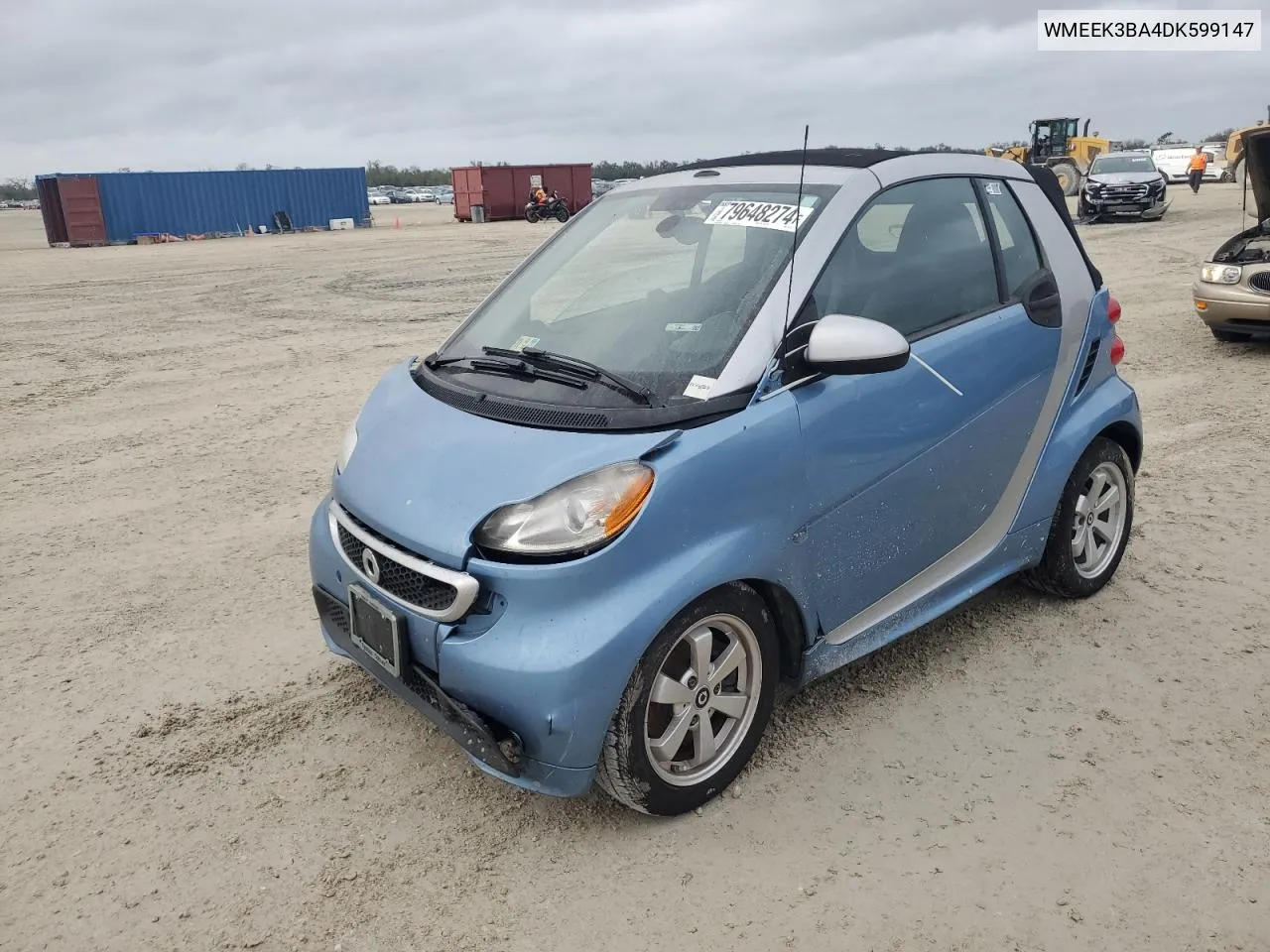 2013 Smart Fortwo Passion VIN: WMEEK3BA4DK599147 Lot: 79648274