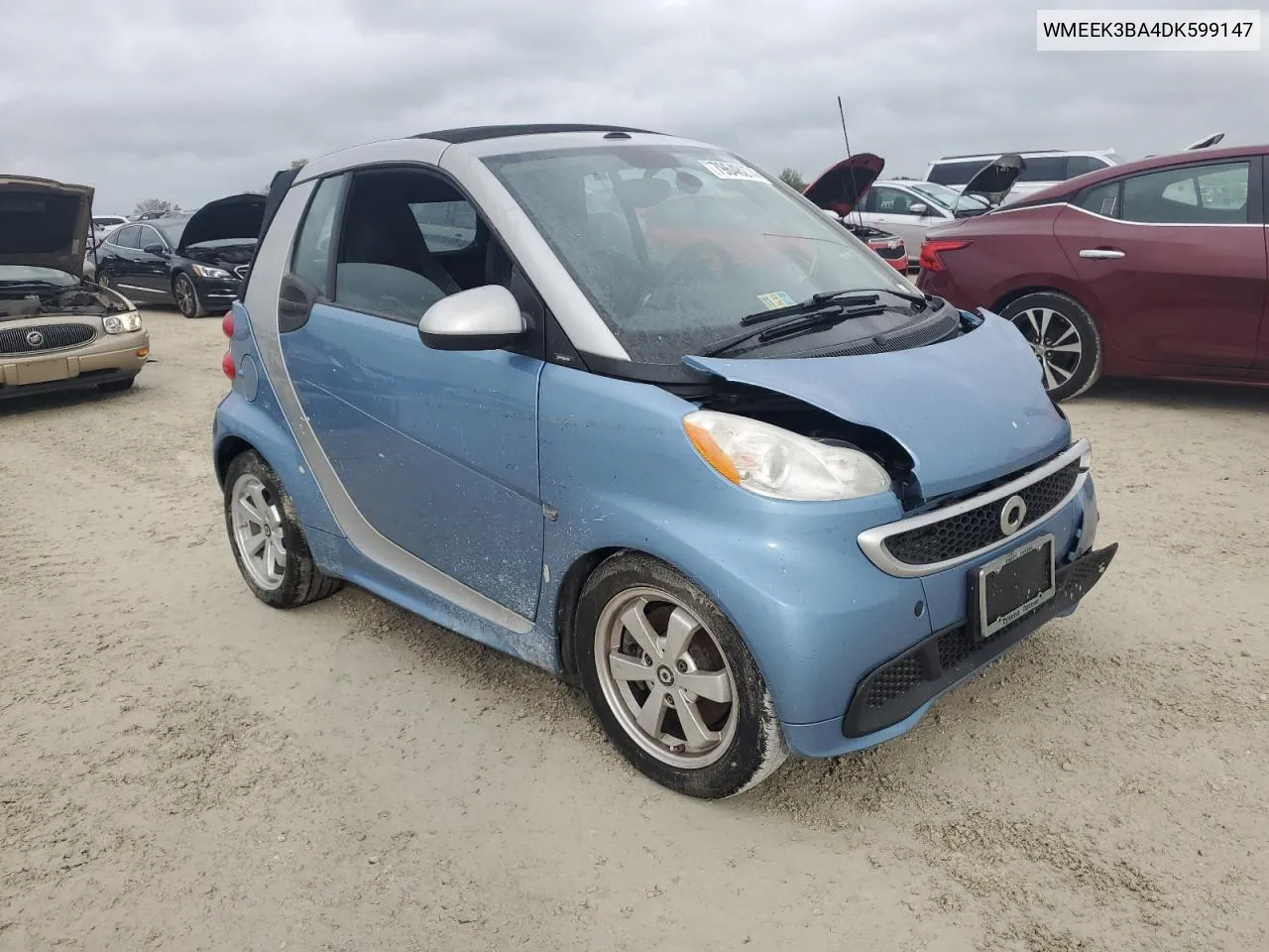 2013 Smart Fortwo Passion VIN: WMEEK3BA4DK599147 Lot: 79648274