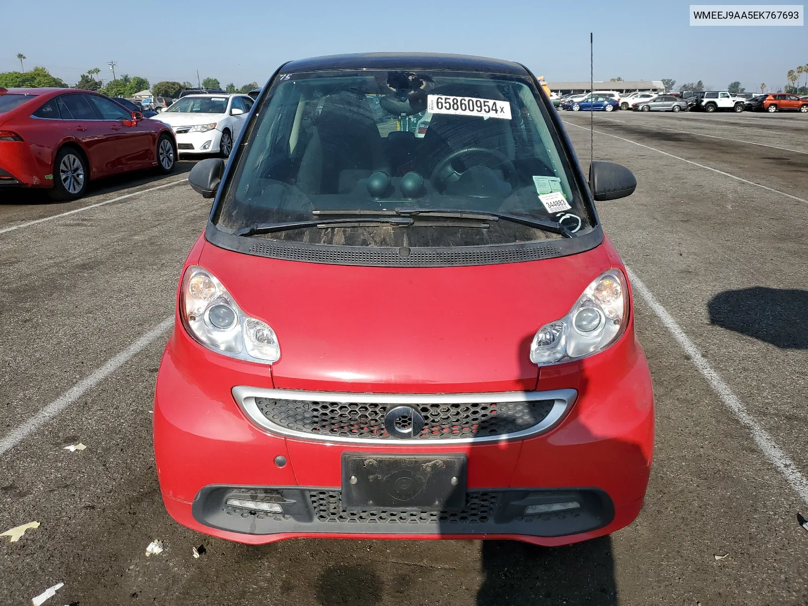 WMEEJ9AA5EK767693 2014 Smart Fortwo