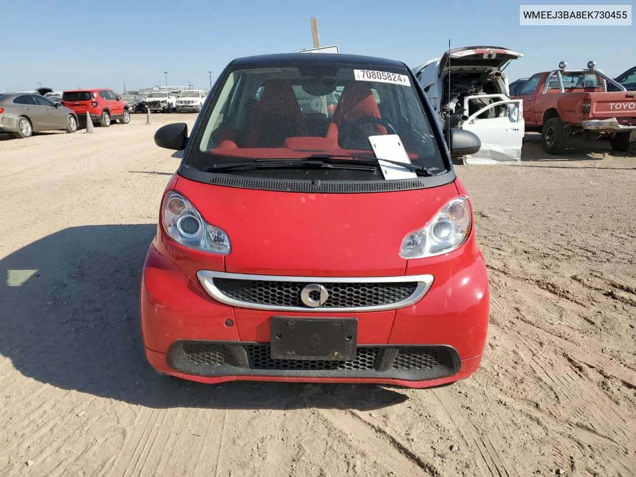 WMEEJ3BA8EK730455 2014 Smart Fortwo Pure