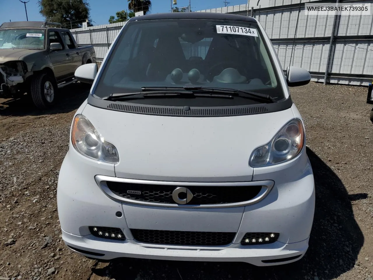 2014 Smart Fortwo Pure VIN: WMEEJ3BA1EK739305 Lot: 71107134