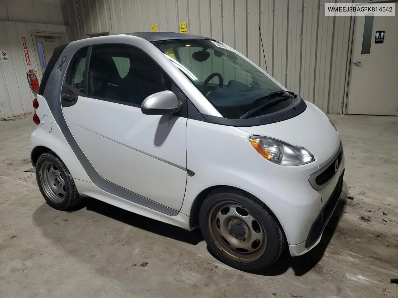 2015 Smart Fortwo Pure VIN: WMEEJ3BA5FK814542 Lot: 72978714