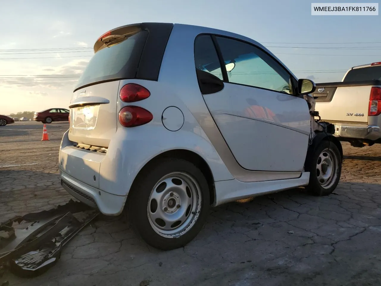 2015 Smart Fortwo Pure VIN: WMEEJ3BA1FK811766 Lot: 73584244