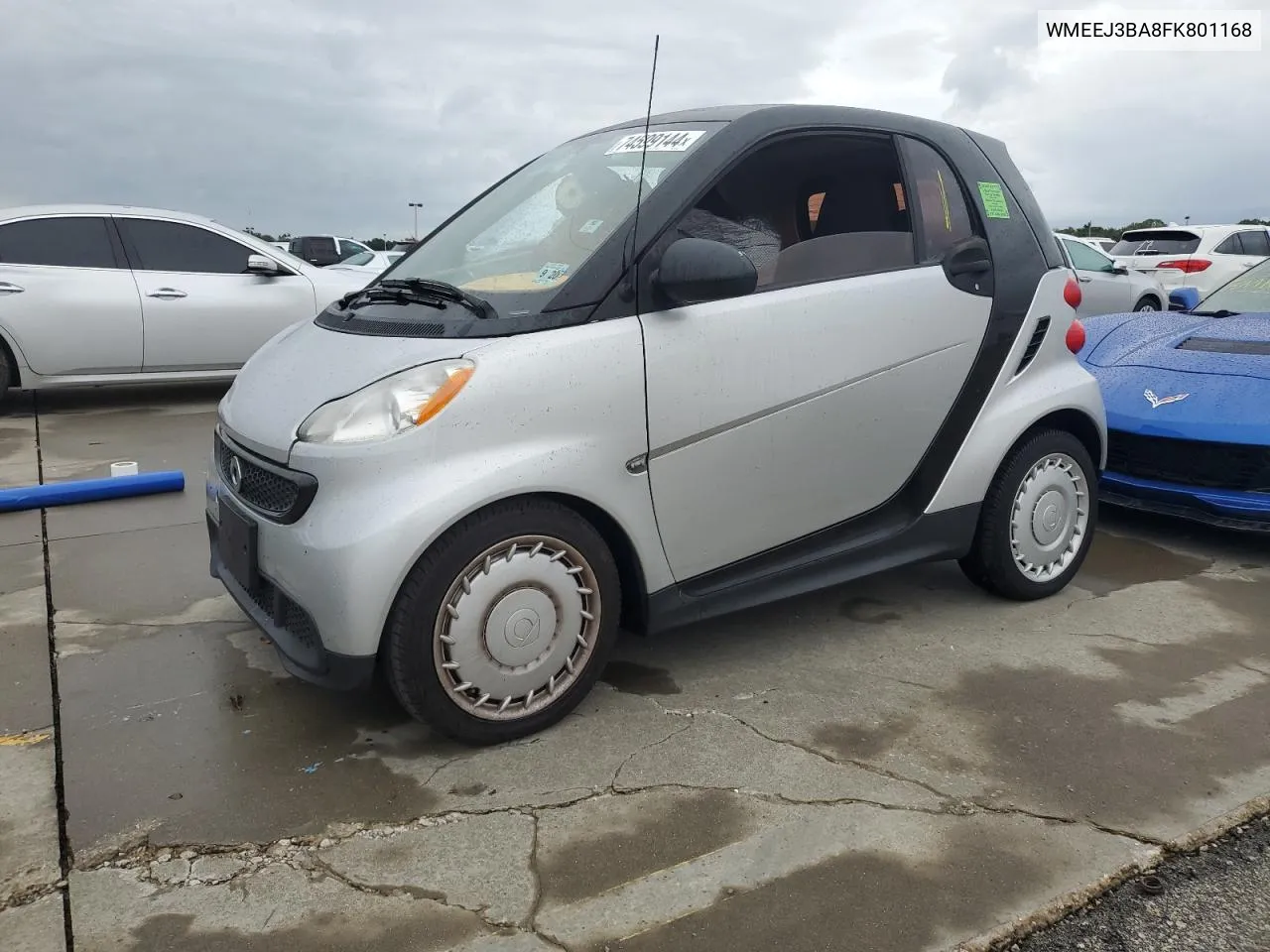 WMEEJ3BA8FK801168 2015 Smart Fortwo Pure