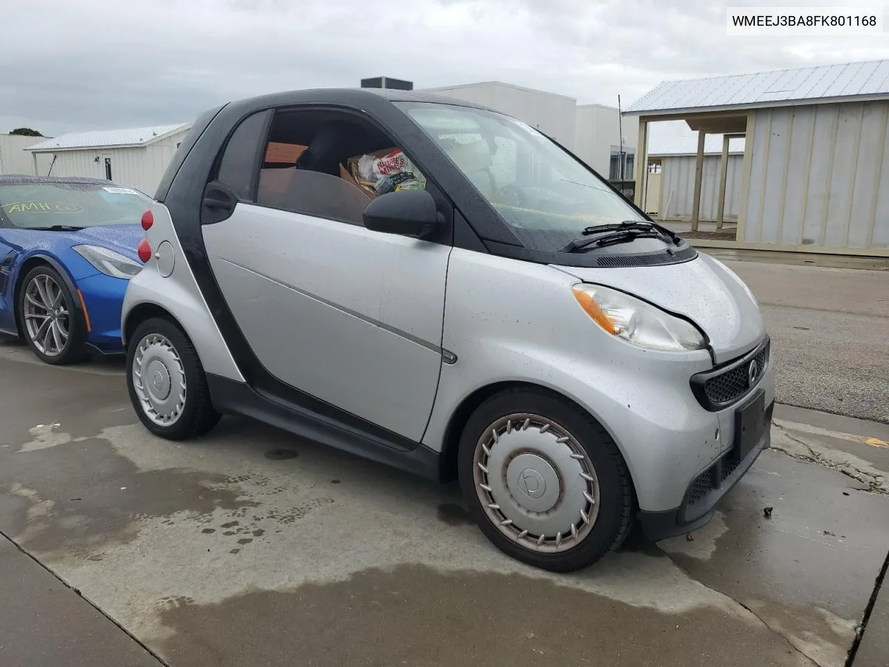 WMEEJ3BA8FK801168 2015 Smart Fortwo Pure