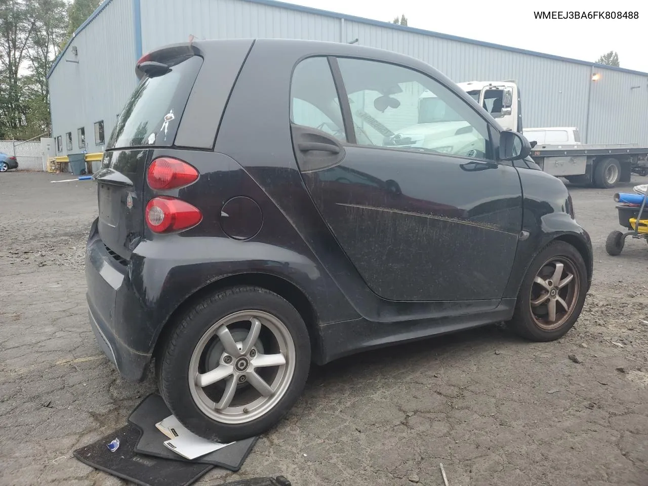 2015 Smart Fortwo Pure VIN: WMEEJ3BA6FK808488 Lot: 75063094