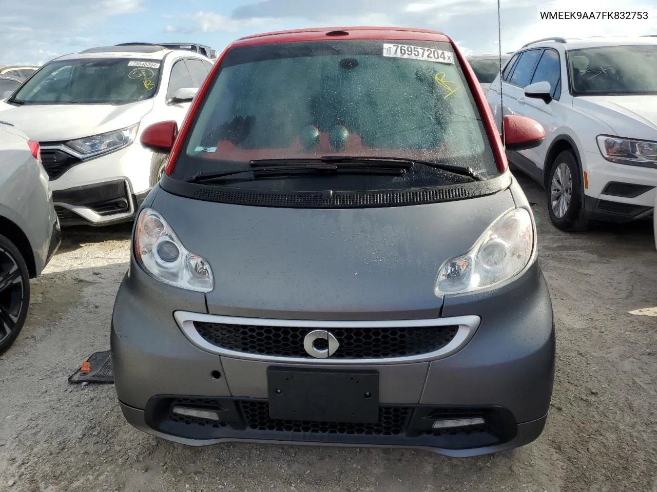 2015 Smart Fortwo VIN: WMEEK9AA7FK832753 Lot: 76957204