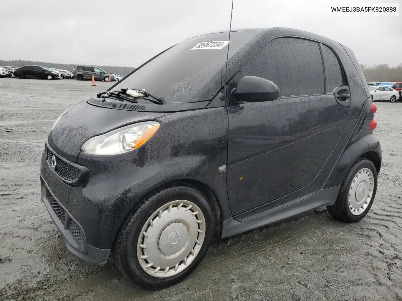 2015 Smart Fortwo Pure VIN: WMEEJ3BA5FK820888 Lot: 80967234