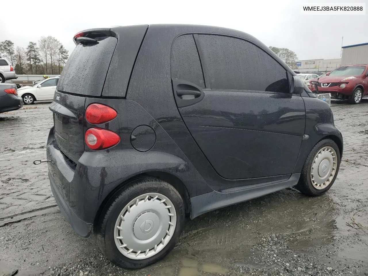 2015 Smart Fortwo Pure VIN: WMEEJ3BA5FK820888 Lot: 80967234