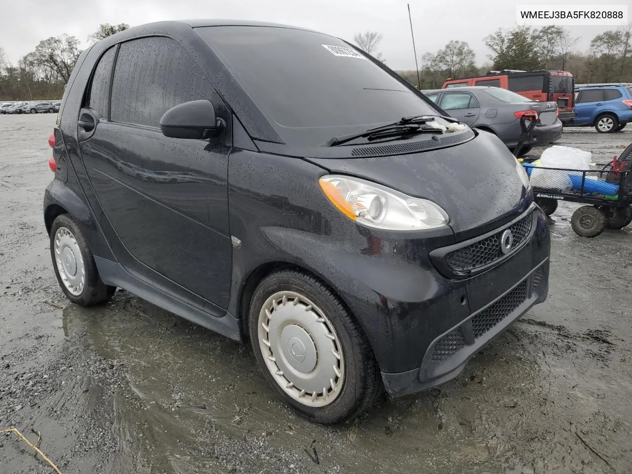 2015 Smart Fortwo Pure VIN: WMEEJ3BA5FK820888 Lot: 80967234