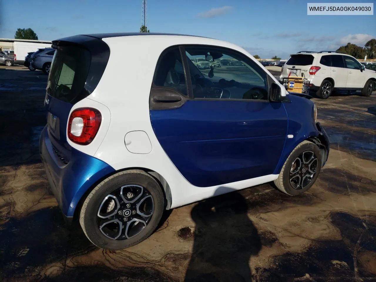 WMEFJ5DA0GK049030 2016 Smart Fortwo