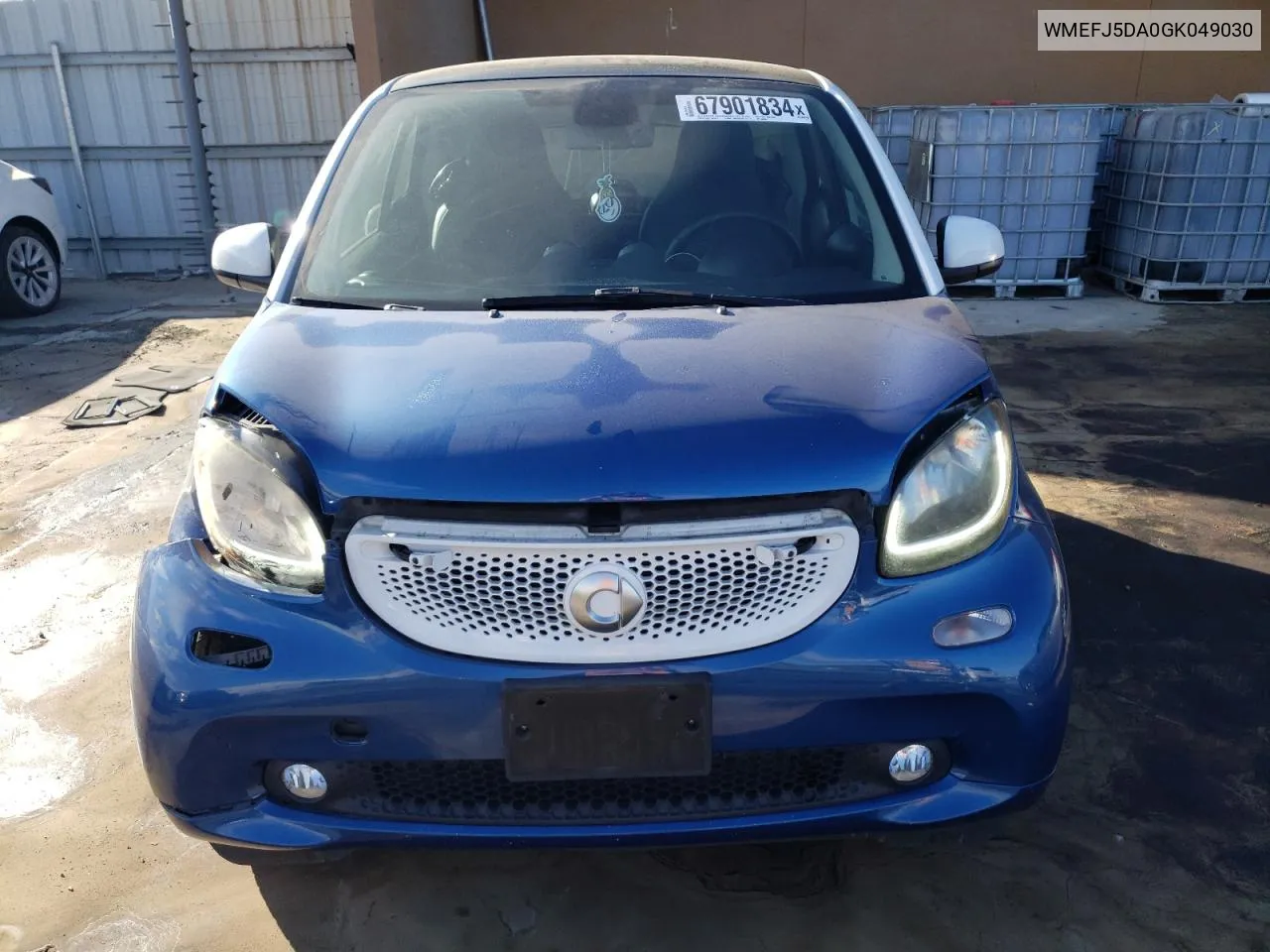 WMEFJ5DA0GK049030 2016 Smart Fortwo