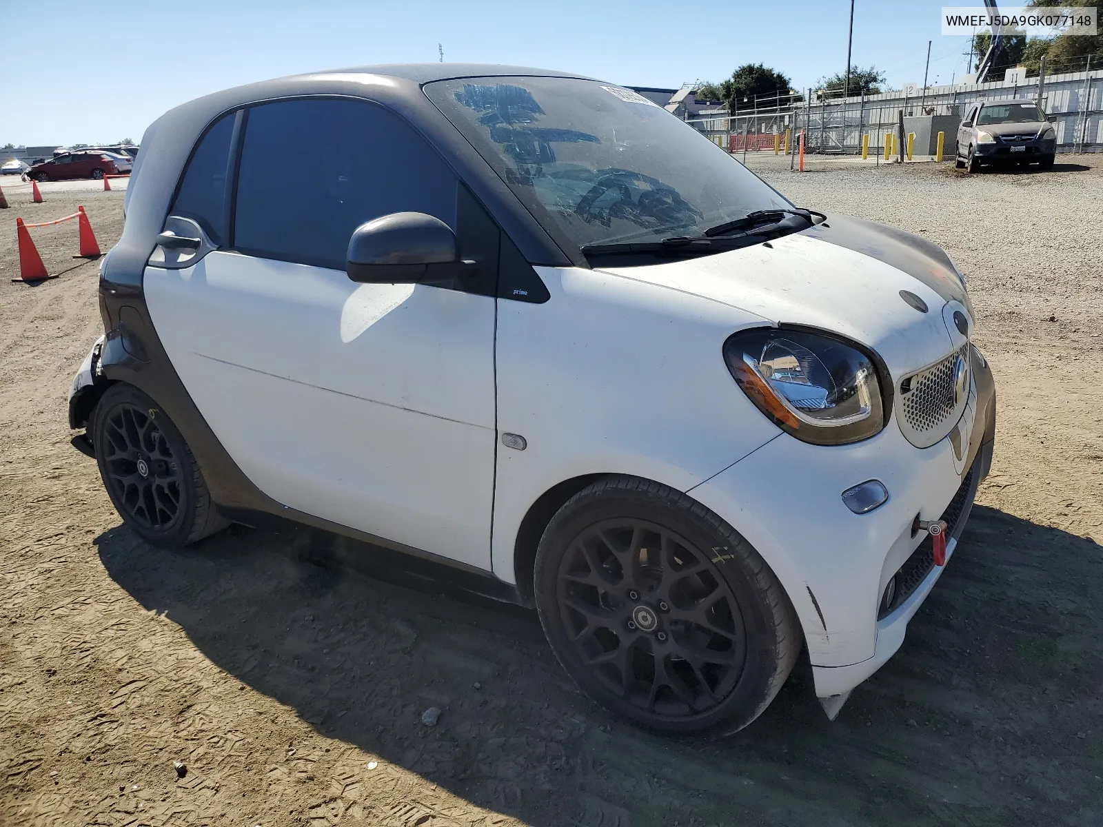 2016 Smart Fortwo VIN: WMEFJ5DA9GK077148 Lot: 68122334